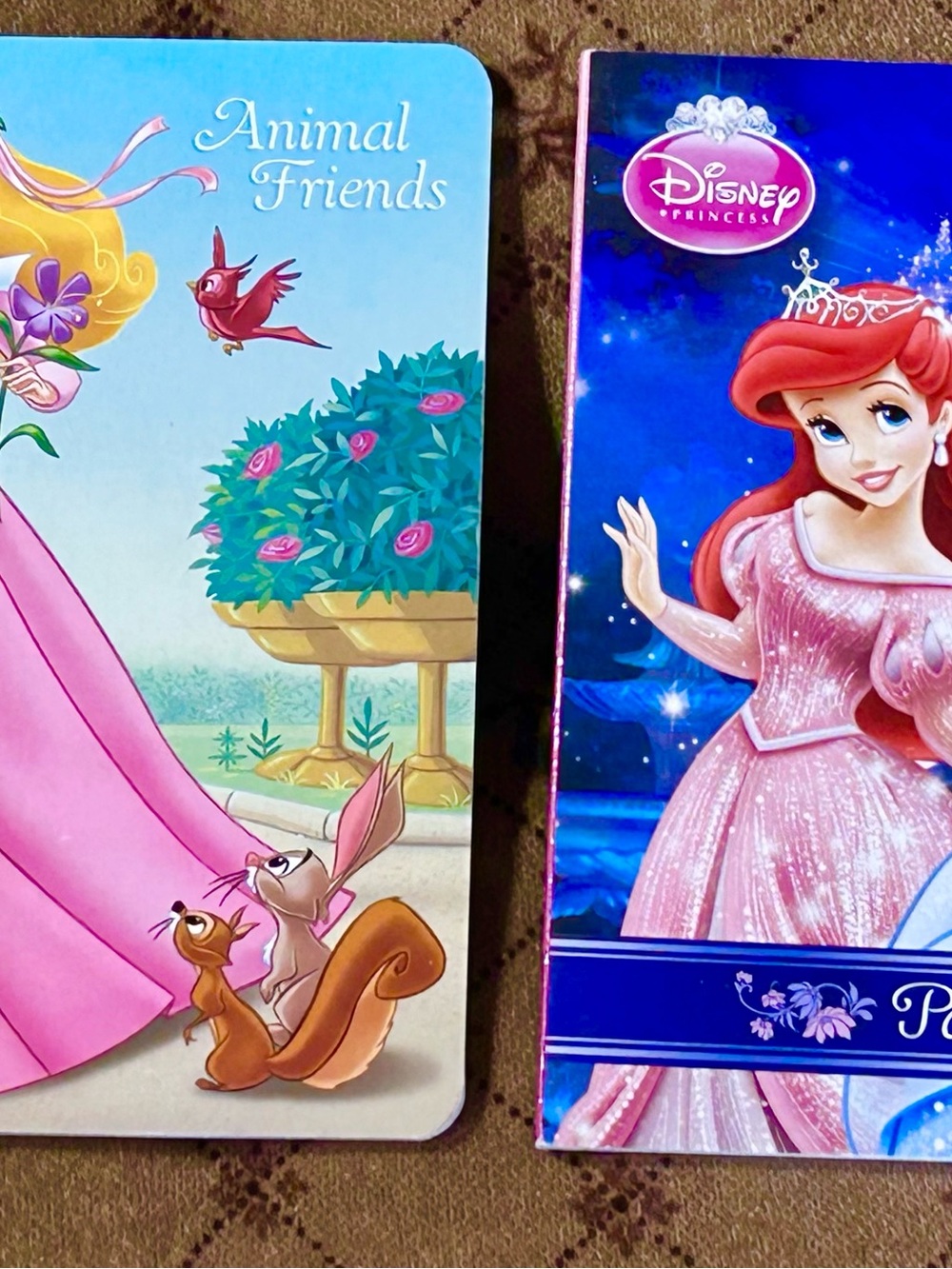 Disney Princess Childrens Book Set Animal Friends & Palace Invitation 2 Books